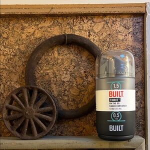 Built NY TIDBIT on the go snack container, slate ombre, 12oz